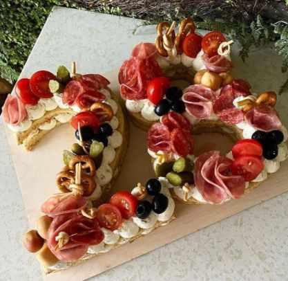Закусочный торт Цифры (brutal_cakes)